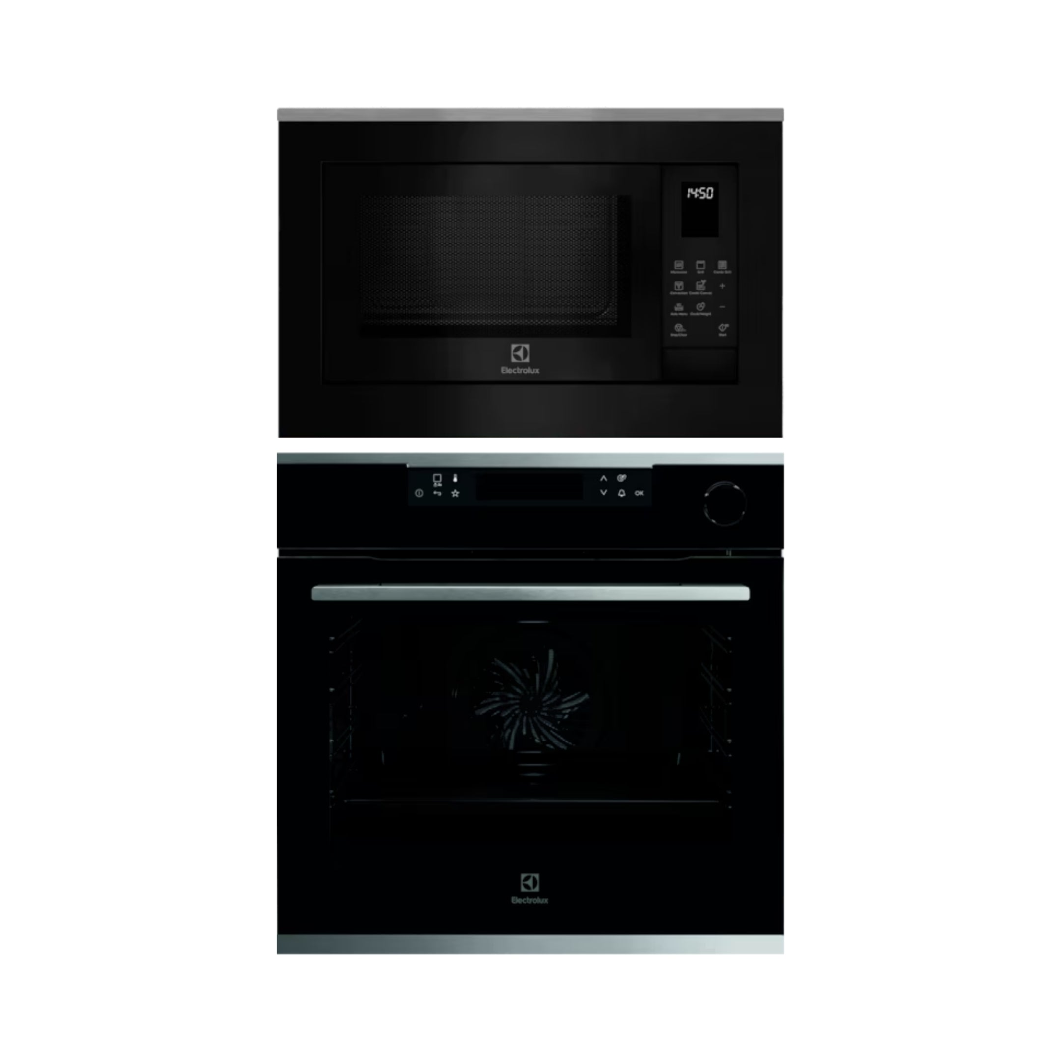Electrolux Built In Oven with Steam Assist UltimateTaste 700 KOCBP21XA + Electrolux Built-In Convection Microwave UltimateTaste 700 EMSB25XC