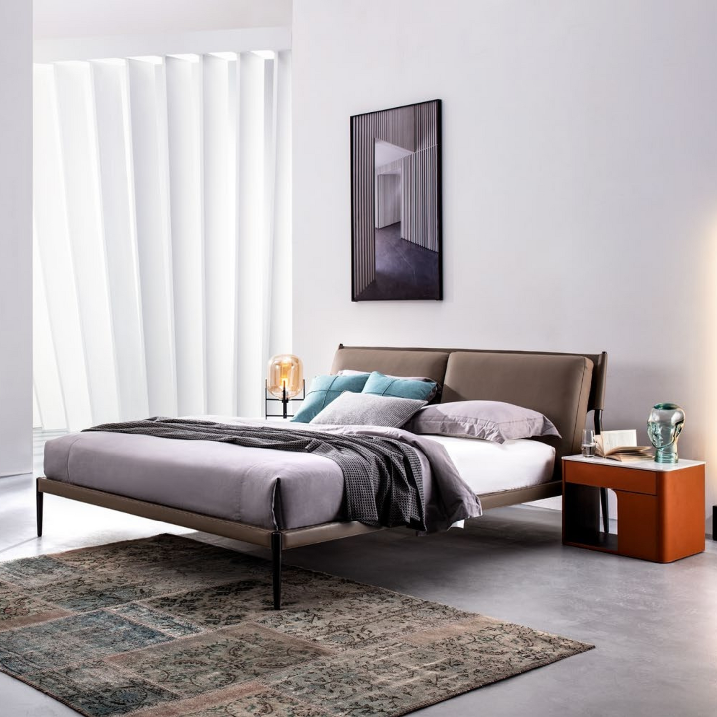 Tranquil Bed - Chocolate Brown