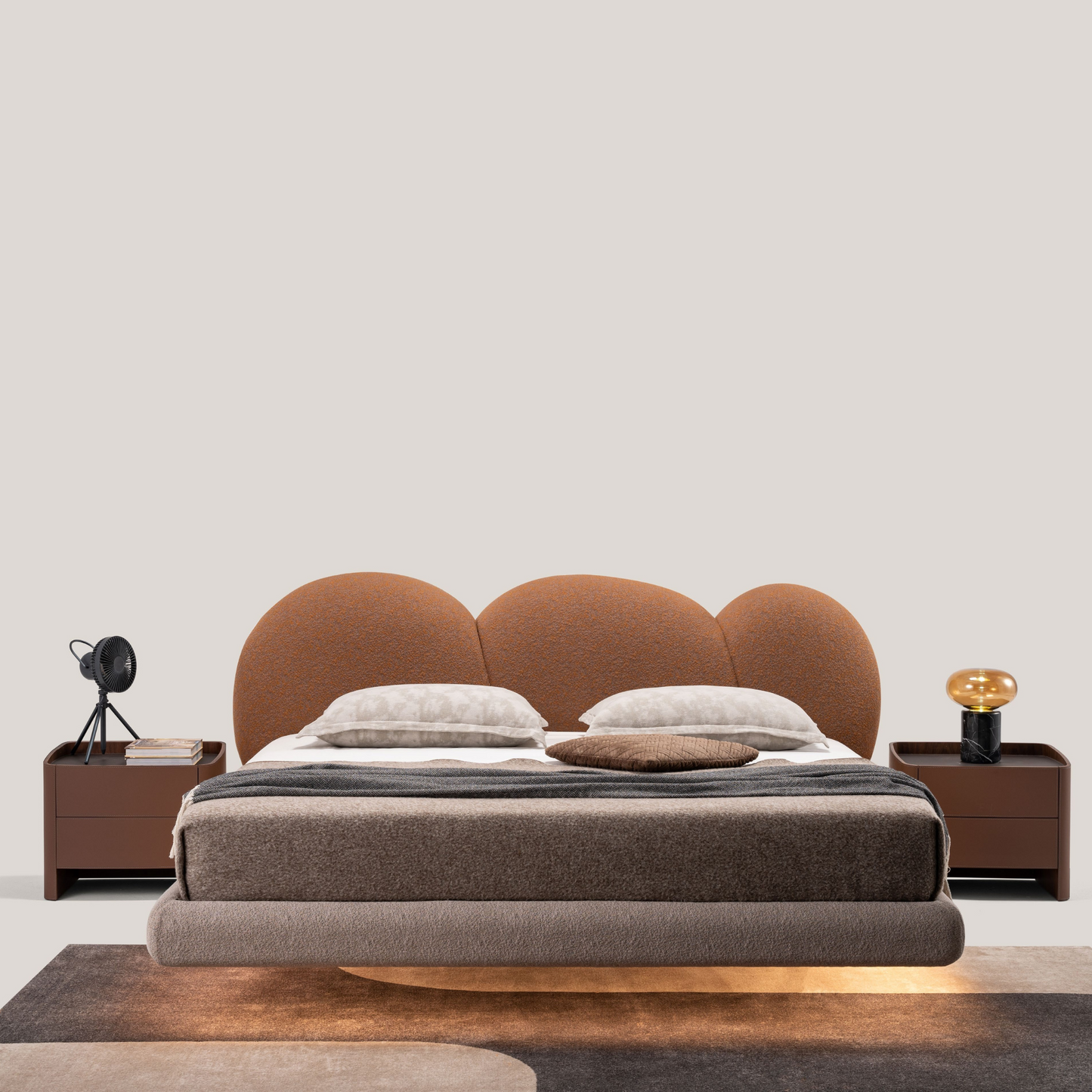 Raffle Soft Bed - Alpaca Brown