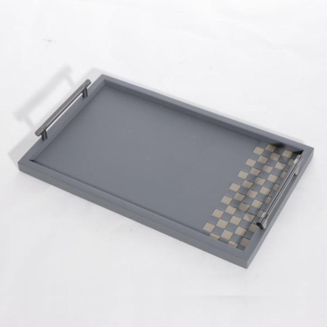 Harmony Weave Leather Handwoven Decorative Tray