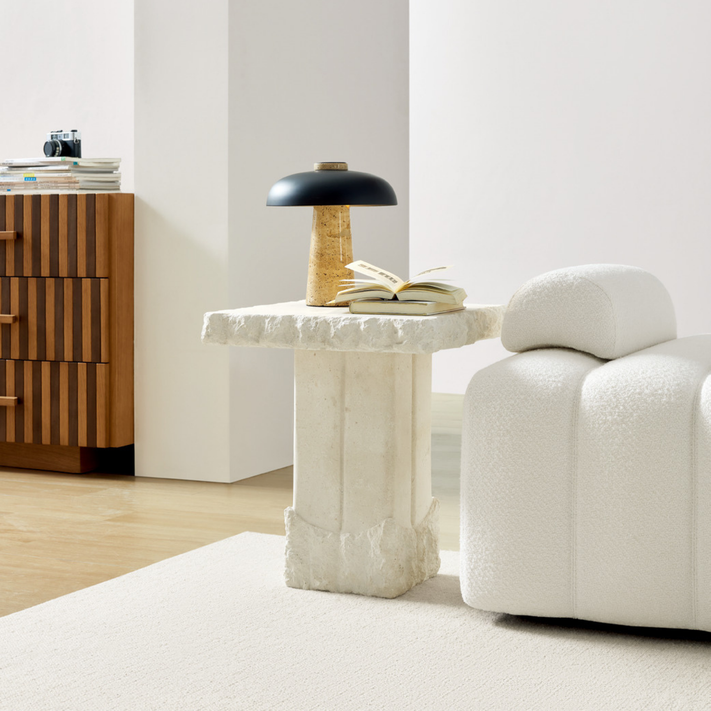 Stone Sentinel Side Table - JA0513