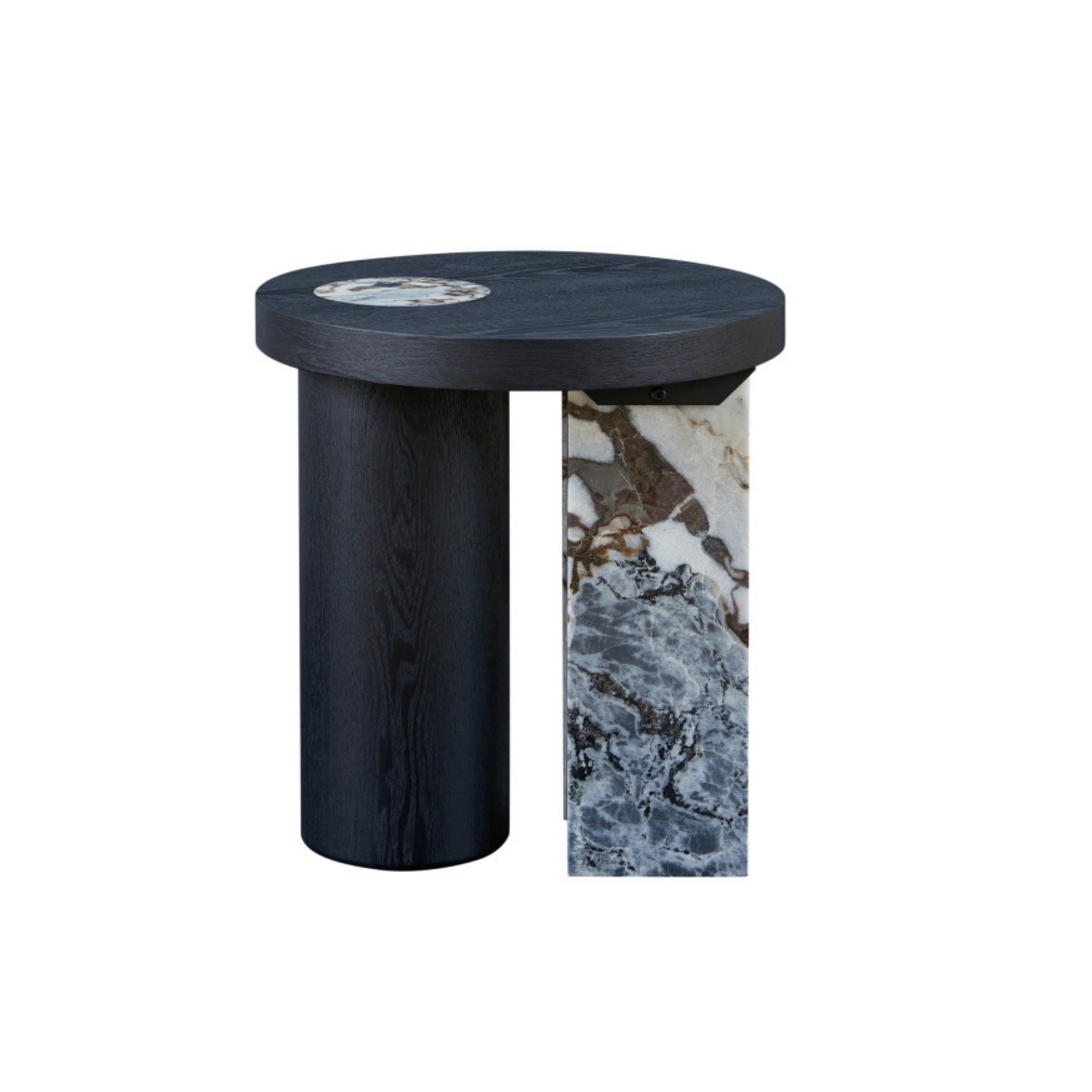 Ebony Ripple Side Table - JA2289