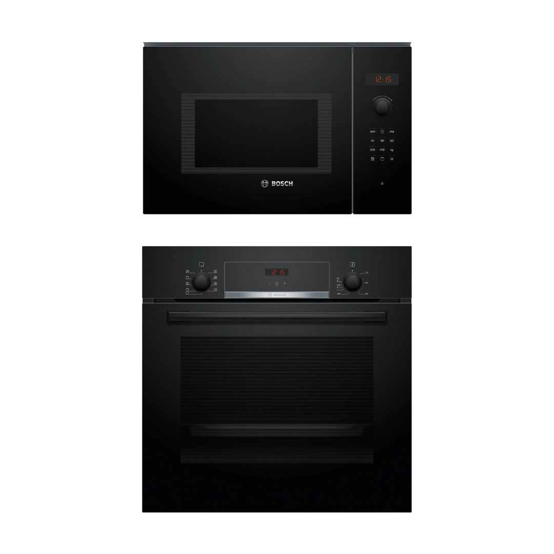 Bosch Built In Oven HBJ534EB0I + Bosch Built-In Microwave Series 6 BEL553MB0I