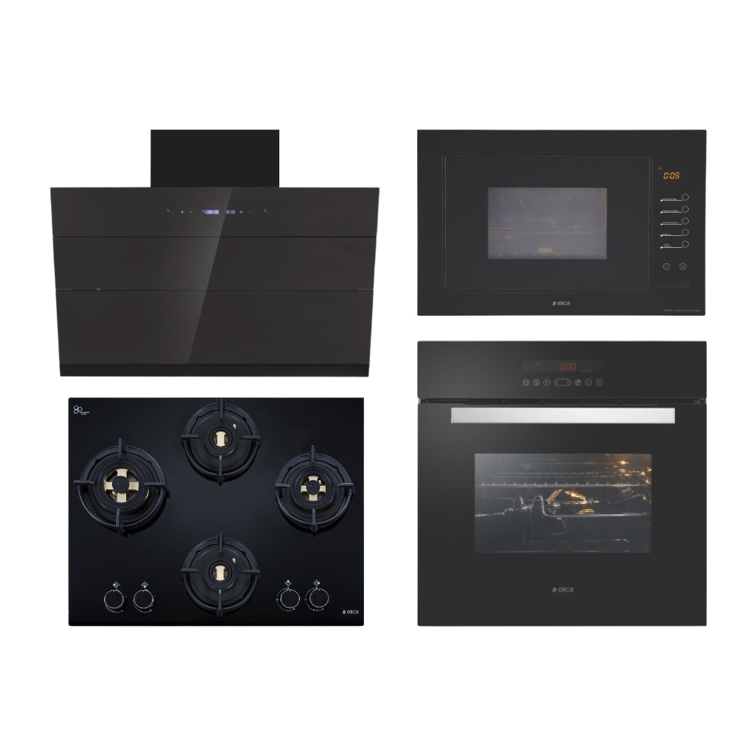 Elica Chimney + Hob + Oven + Microwave Combo ELCHOM-31