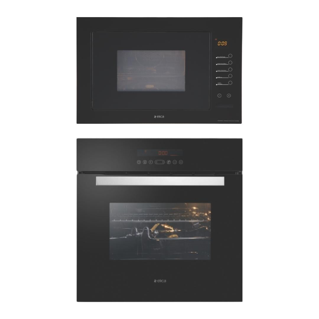 Elica Built In Oven EPBI 1161 MTC BK + Elica Built-In Microwave EPBI MWO G28 TOUCH