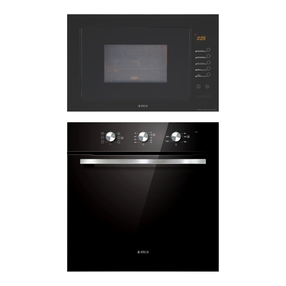 Elica Built In Oven EPBI 680 MMF + Elica Built-In Microwave EPBI MWO G28 TOUCH