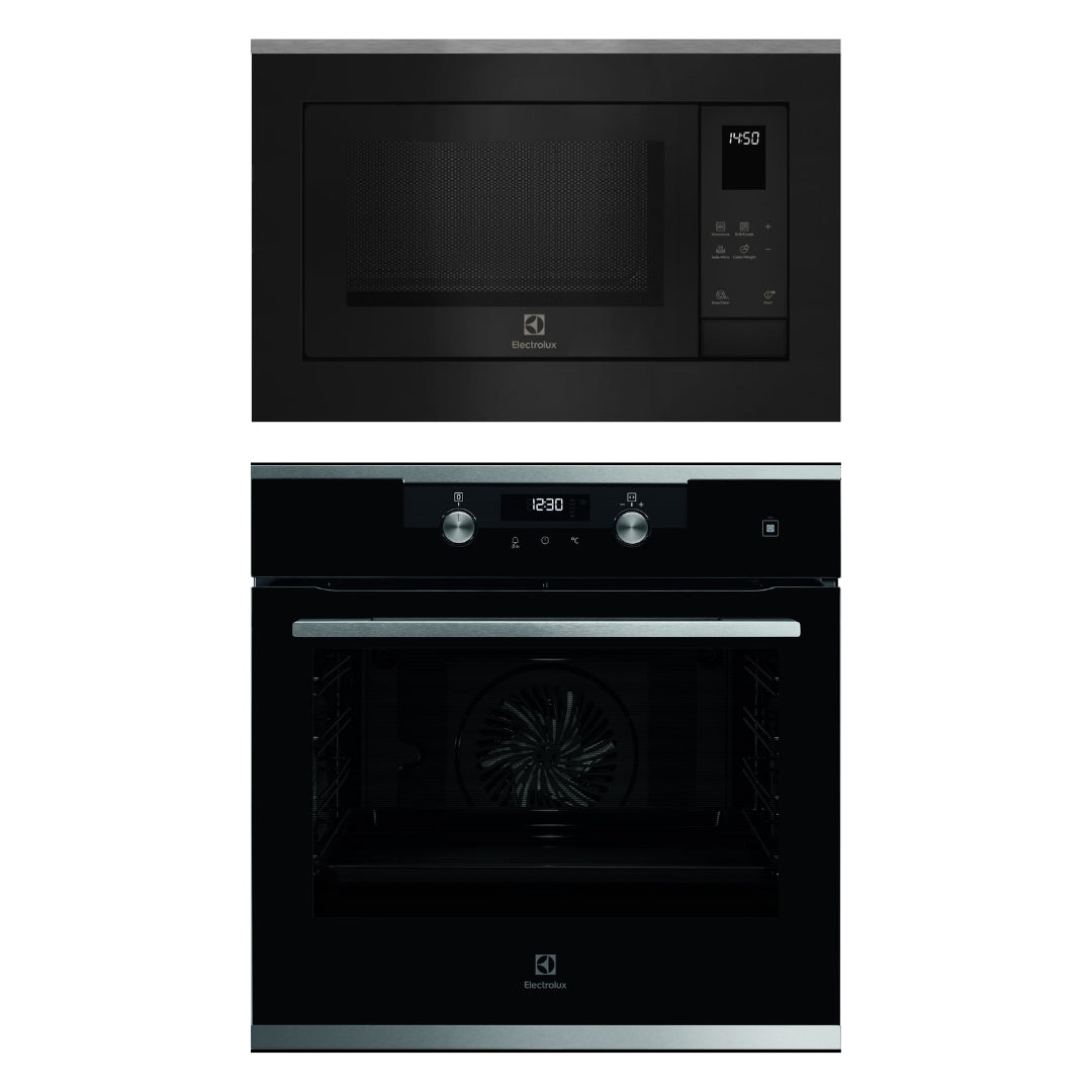 Electrolux Built In Oven with Steam Assist UltimateTaste 500 KODDP71XA + Electrolux Built-In Microwave UltimateTaste 500 EMSB25XG