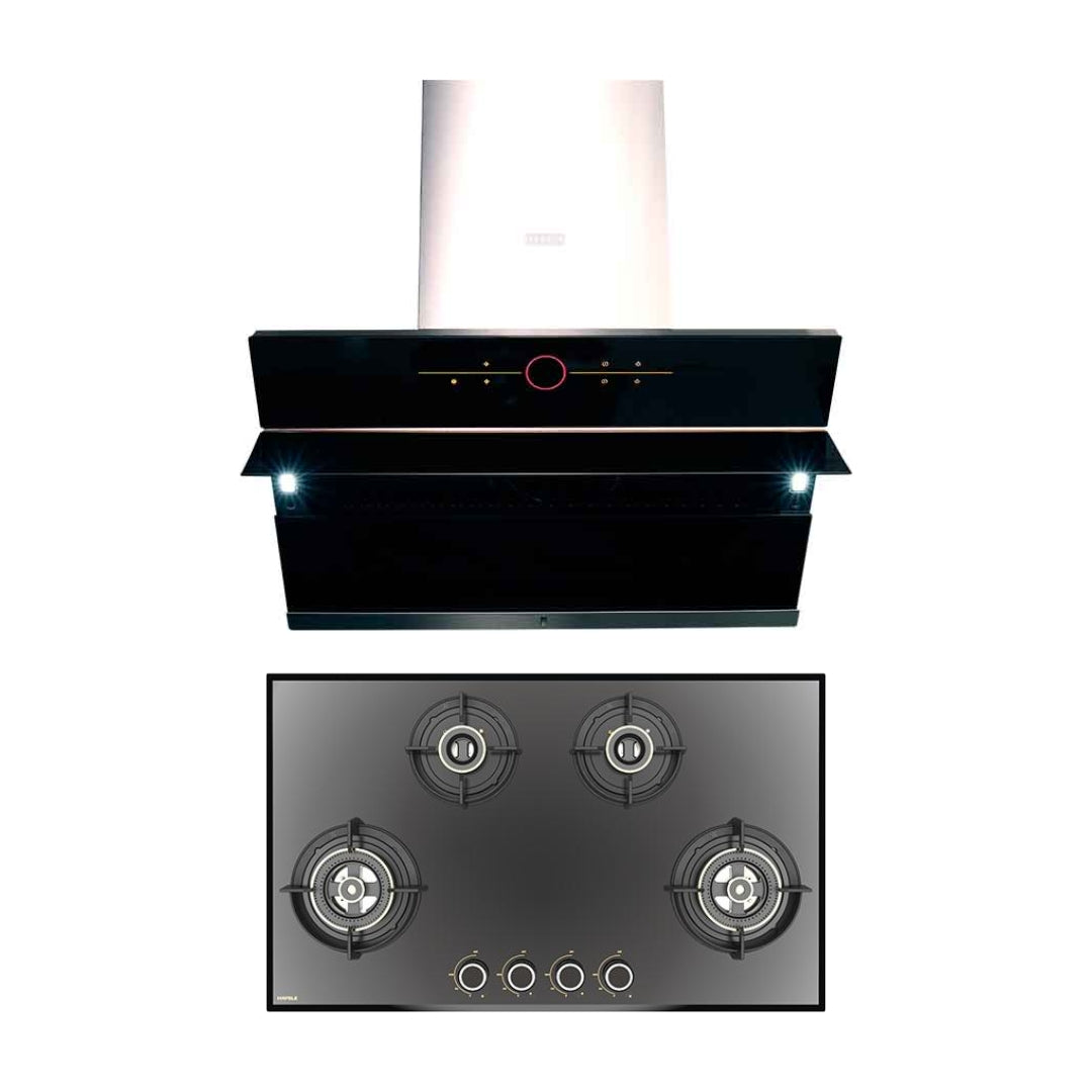 Hafele Chimney + Hob Combo HACH-104