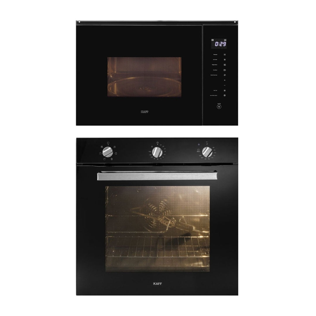 Kaff Built In Oven KOV 73 MRFT + Kaff Built-In Microwave KMW HN 6 BLK