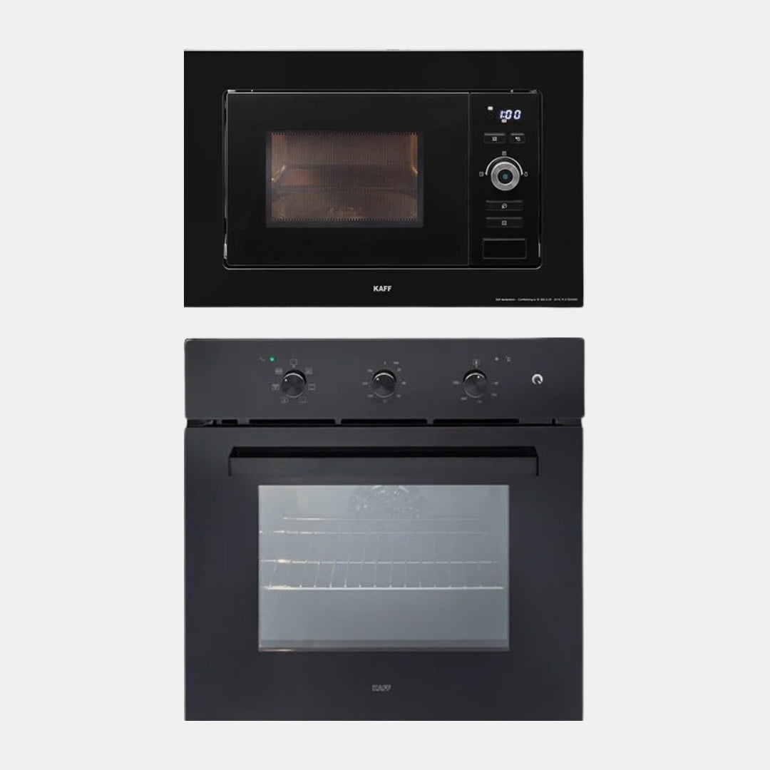 Kaff Built In Oven OV 81 ZNSC + Kaff Built-In Microwave KMW HN 6 BLK