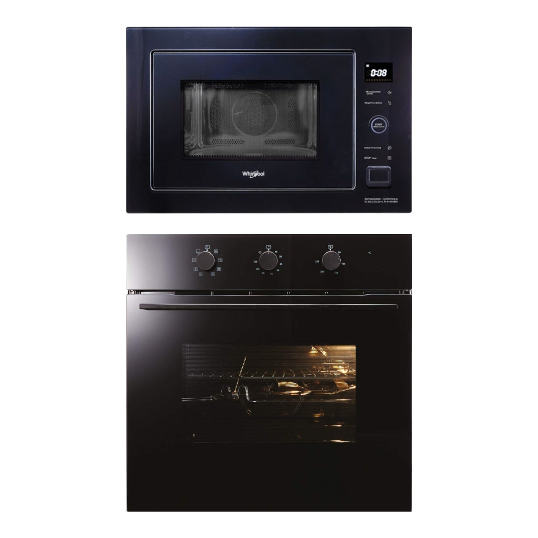 Whirlpool Built In Oven AKPR 609 BLK + Whirlpool Built-In Microwave AMW 250 M