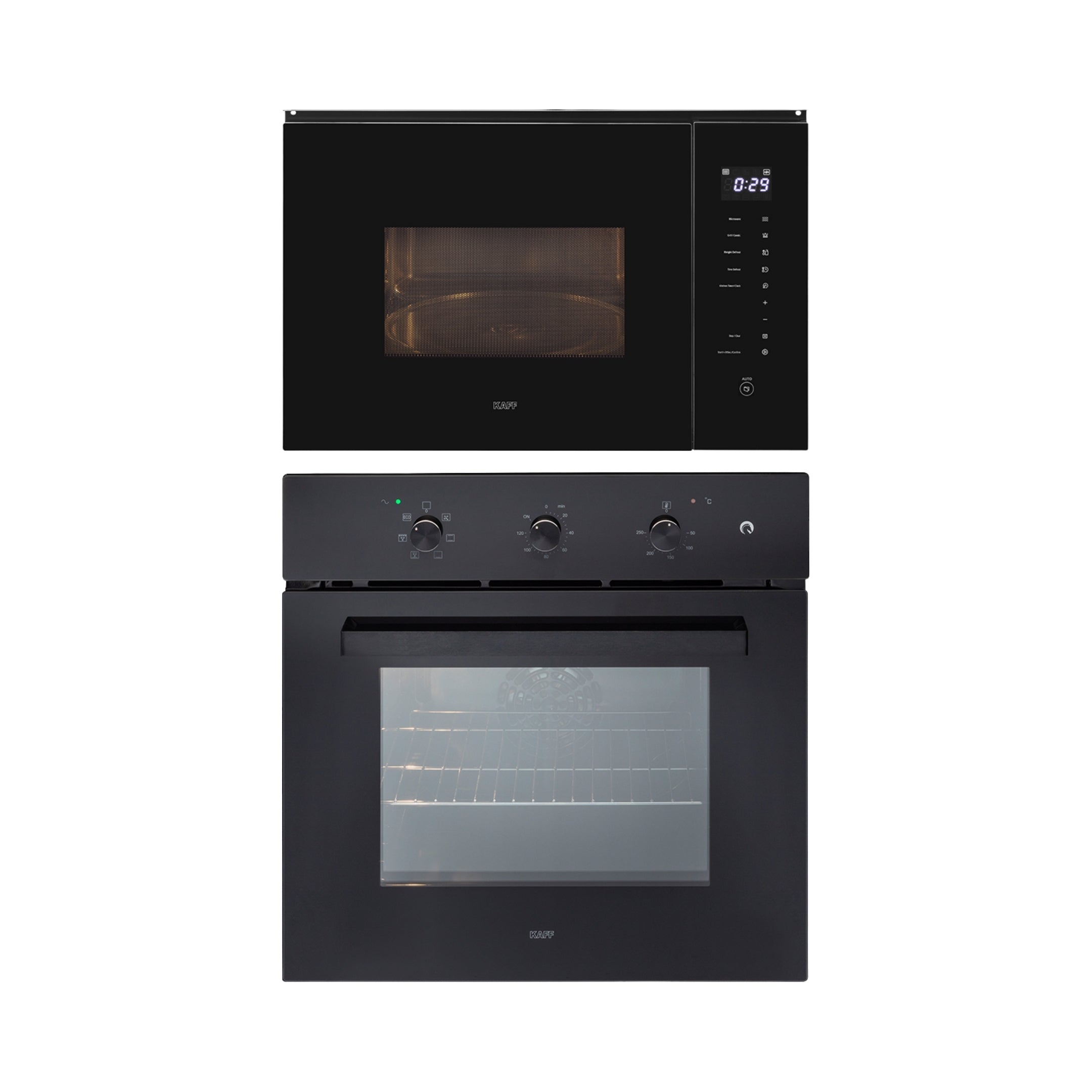 Kaff Built In Oven OV 83 ML7 + Kaff Built-In Microwave KMW HN 6 BLK
