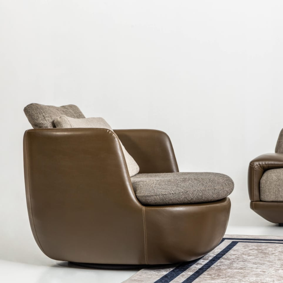Fugo Swivel Armchair