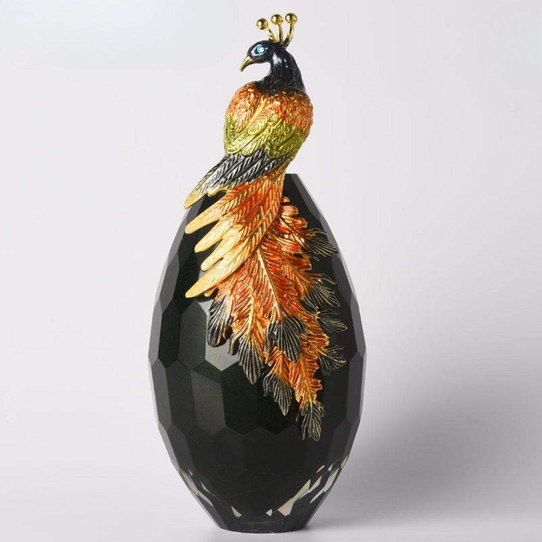 Peacock Pinnacle Flower Vase