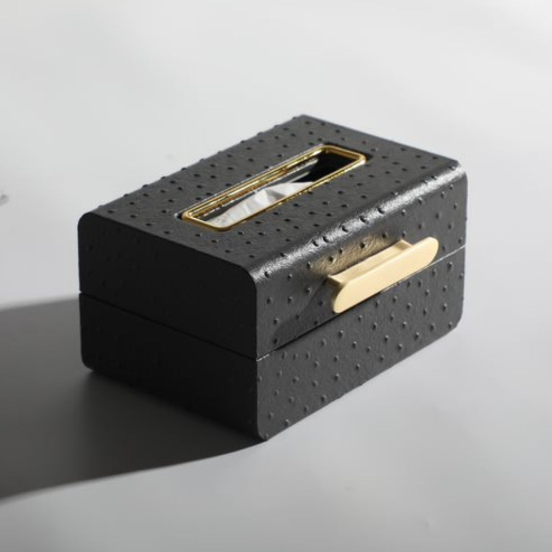 Regal Leather Tissue Holder