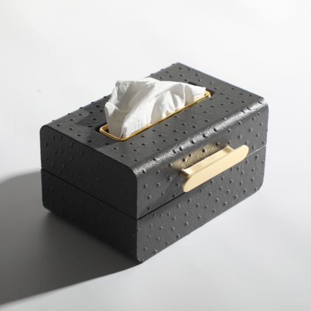 Regal Leather Tissue Holder