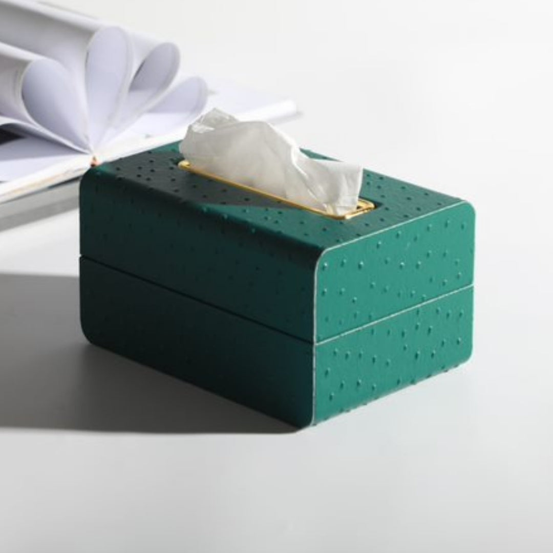 Regal Leather Tissue Holder