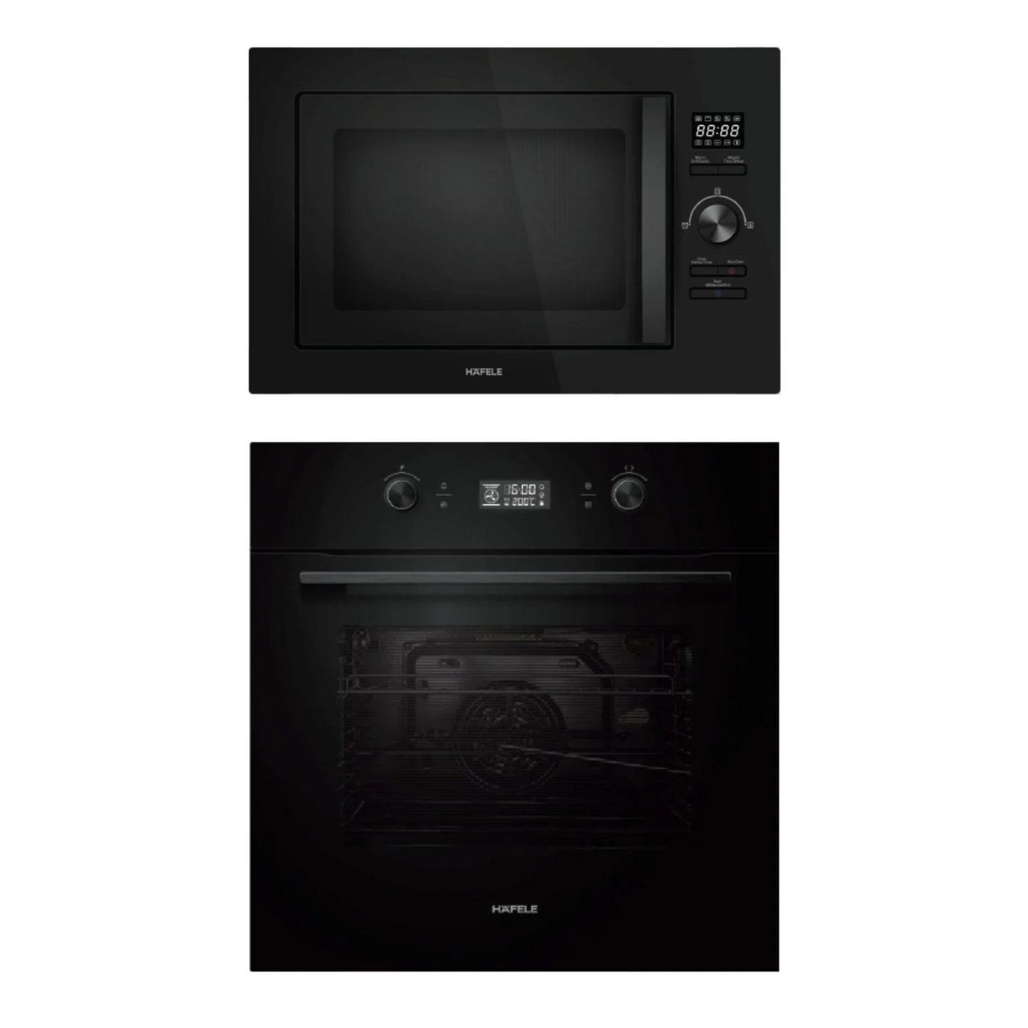 Hafele Built In Oven AURORA 80 + Hafele Built-In Microwave AURORA 25