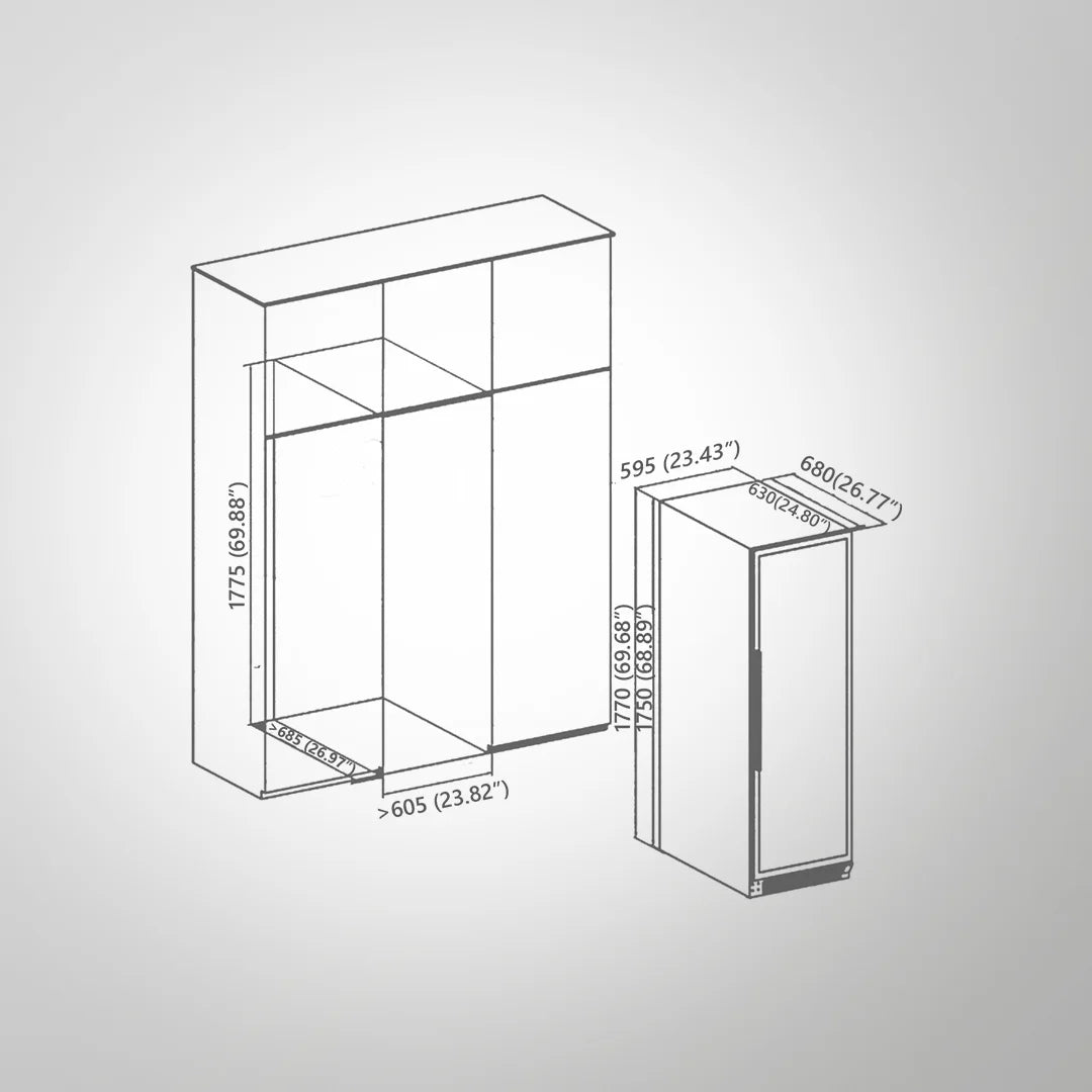 Kaff Free Standing Wine Cooler WC 418 DZ