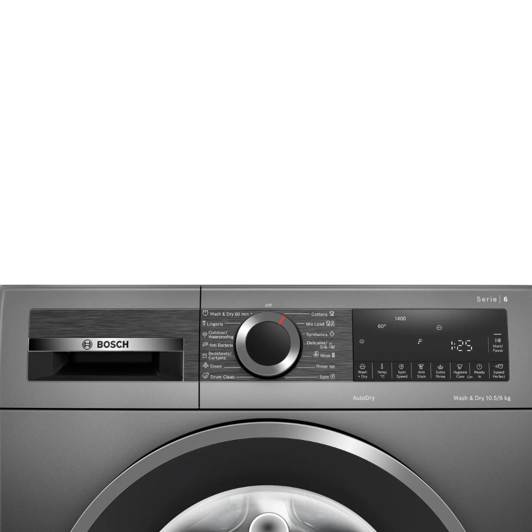 Bosch Front 10.5/6 kg Washer Dryer Combi Series 6 WNA2E4U1IN