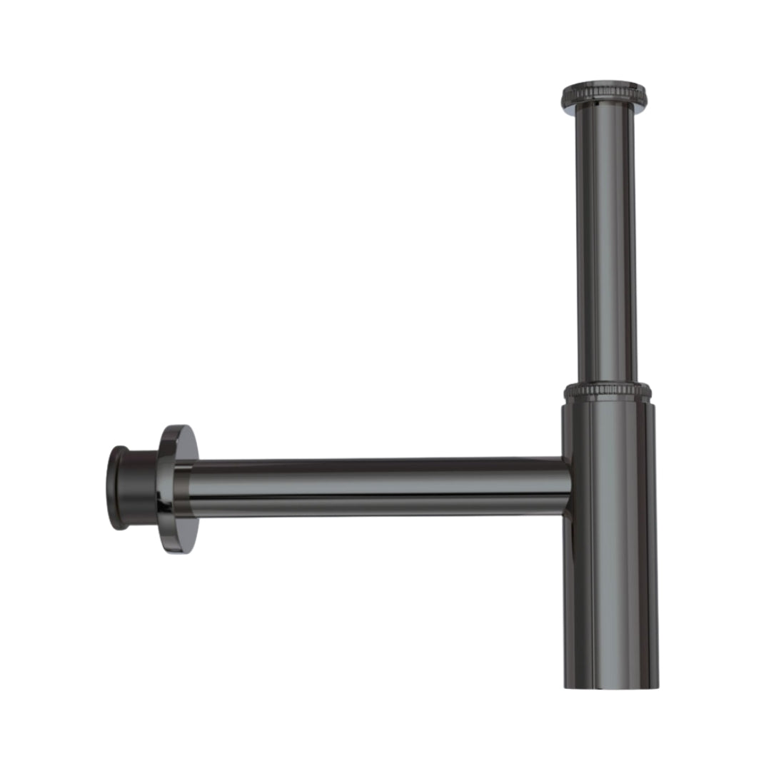 Jaquar 12 Inch Bottle Trap Allied ALD-BCH-769L300X190 - Black Chrome