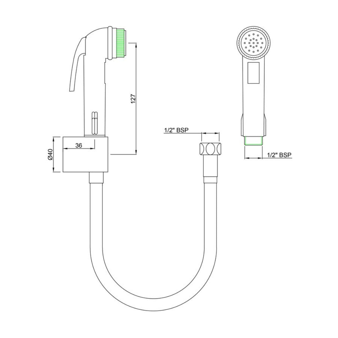 Essco Health Faucet Allied ALE-CHR-583 - Chrome