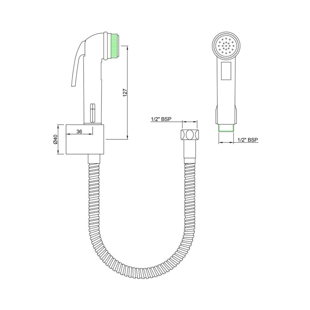 Essco Health Faucet Allied ALE-CHR-593 - Chrome