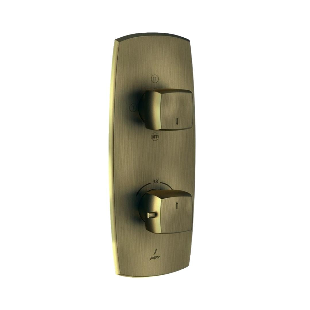Jaquar 3 Way Thermostatic Diverter ARC ARC-ABR-87683 Normal Flow - Antique Bronze Finish