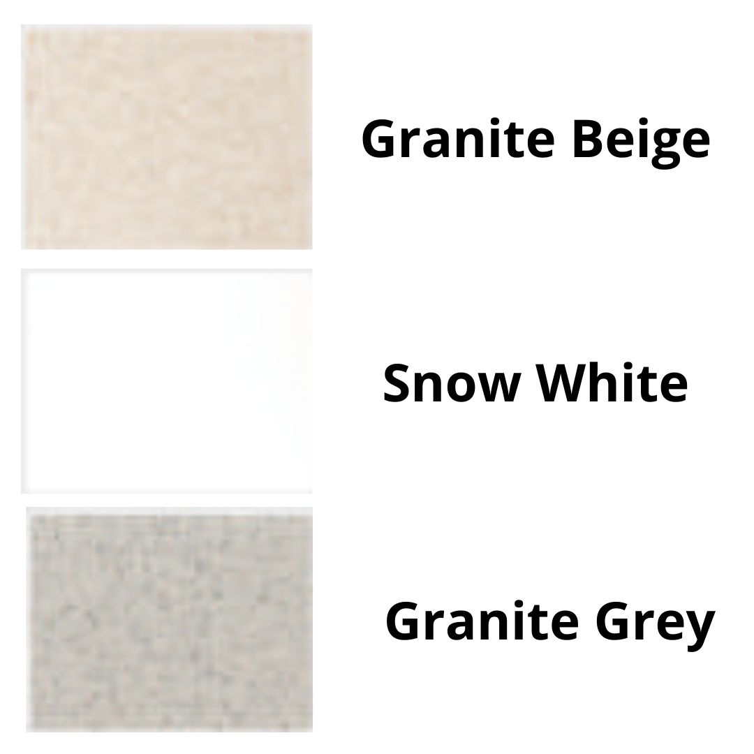 Nirali Quartz Sink Quartz Elite Range ARCHPRO ( 45 x 20 inches ) - Granite Grey