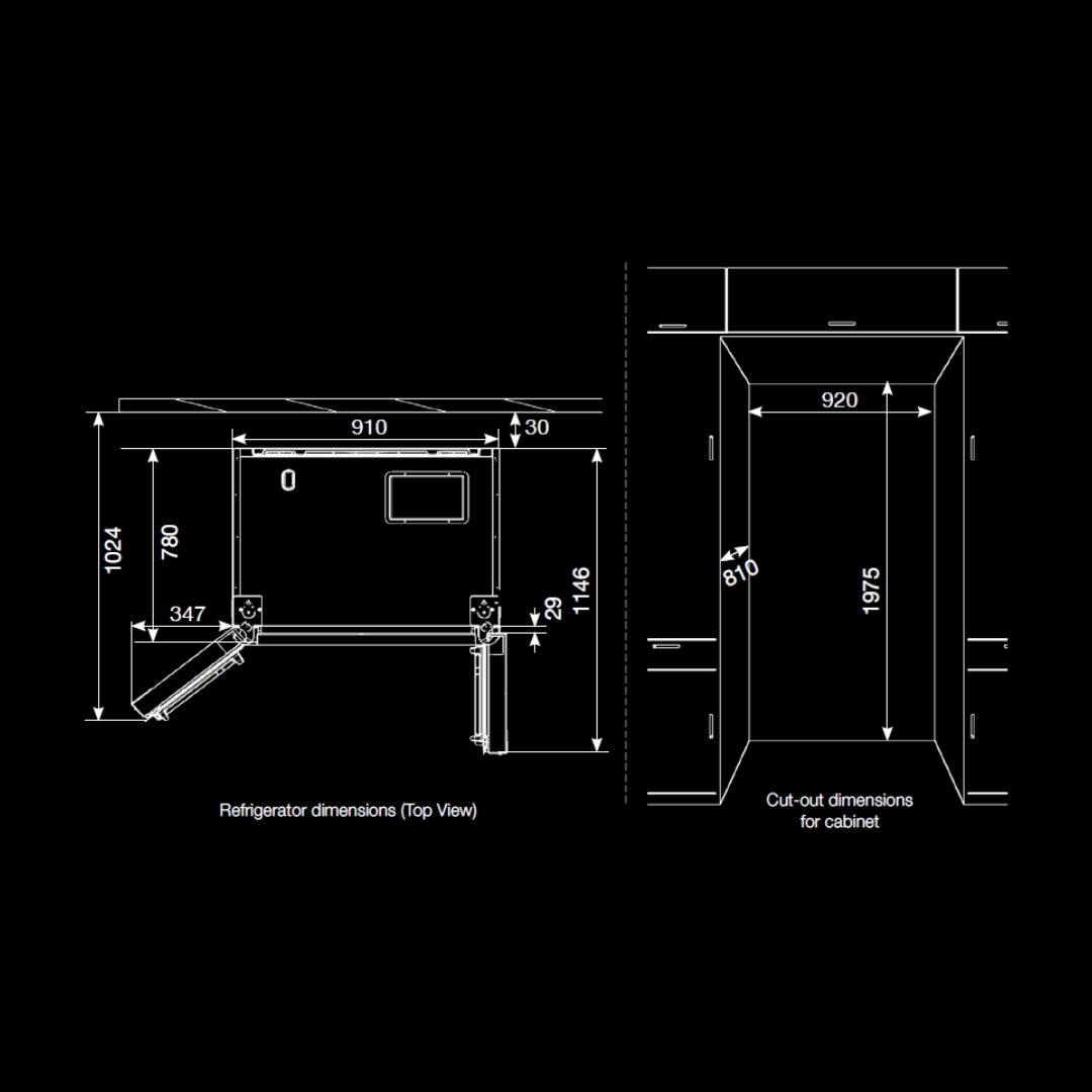 Hafele Free Standing French Door Refrigerator 630 Ltrs ARK 630