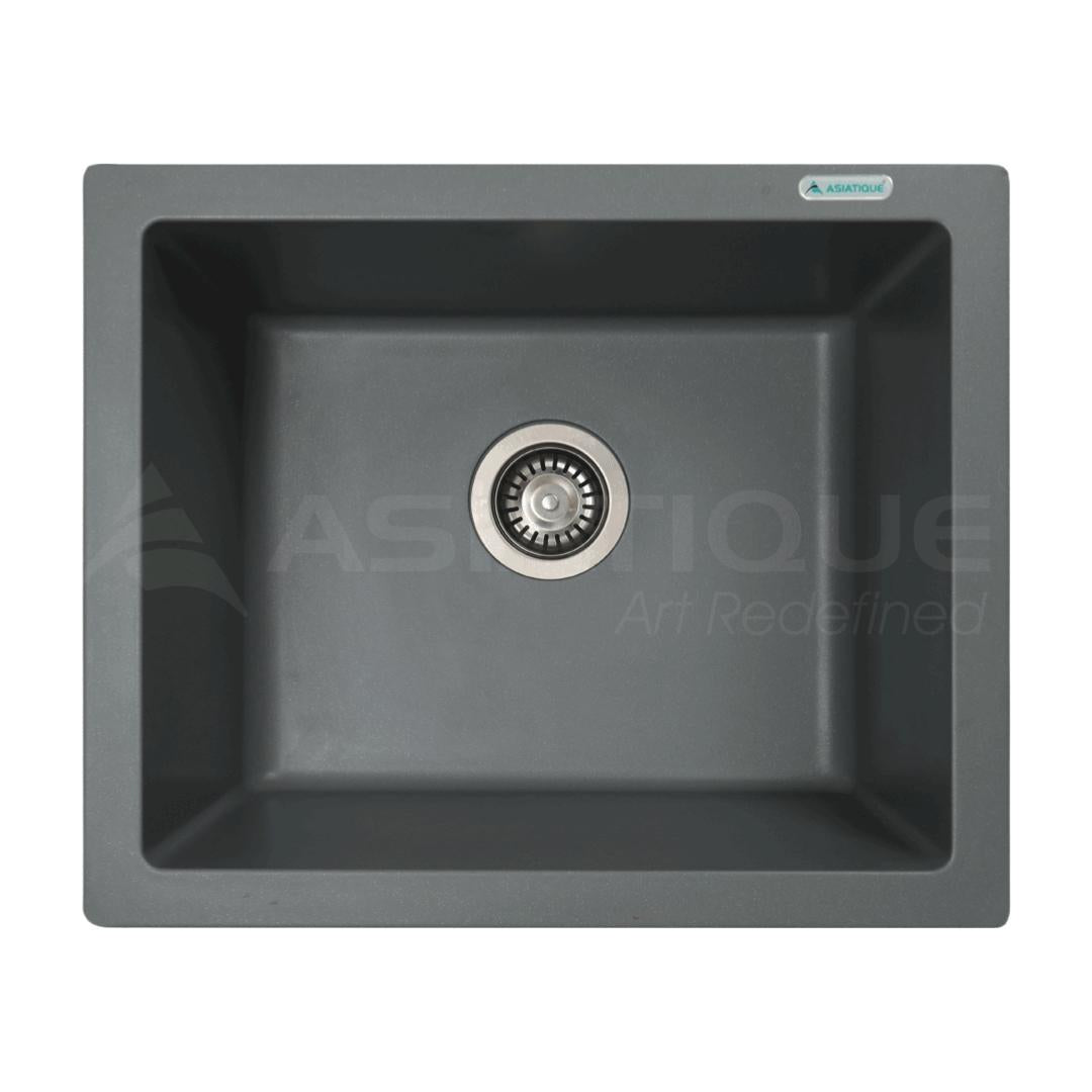 Asiatique Quartz Sink Arena ARENA ( 21 x 18 inches ) - Mercury