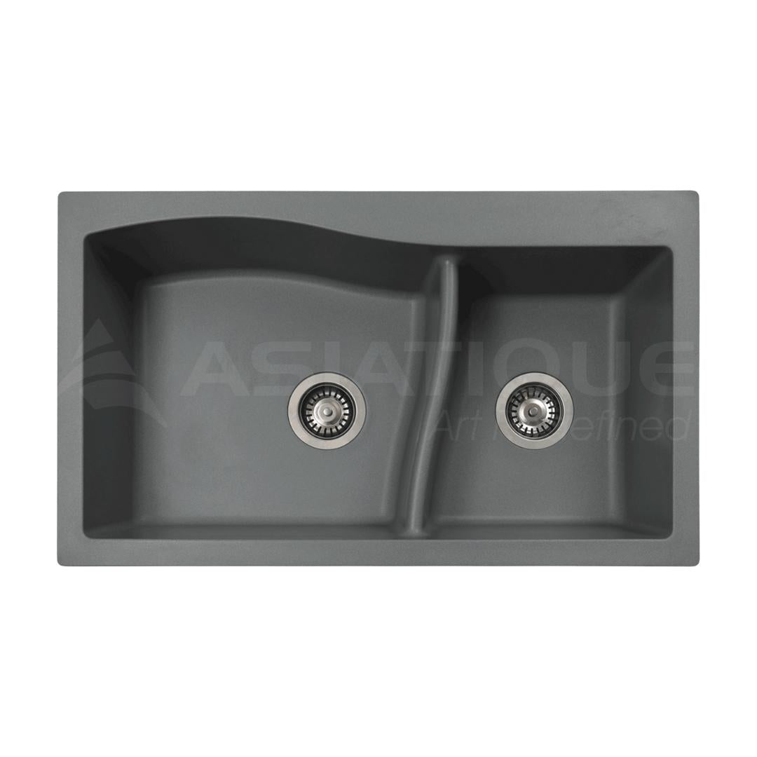 Asiatique Quartz Sink Diamond DIAMOND ( 32 x 19 inches ) - Mercury