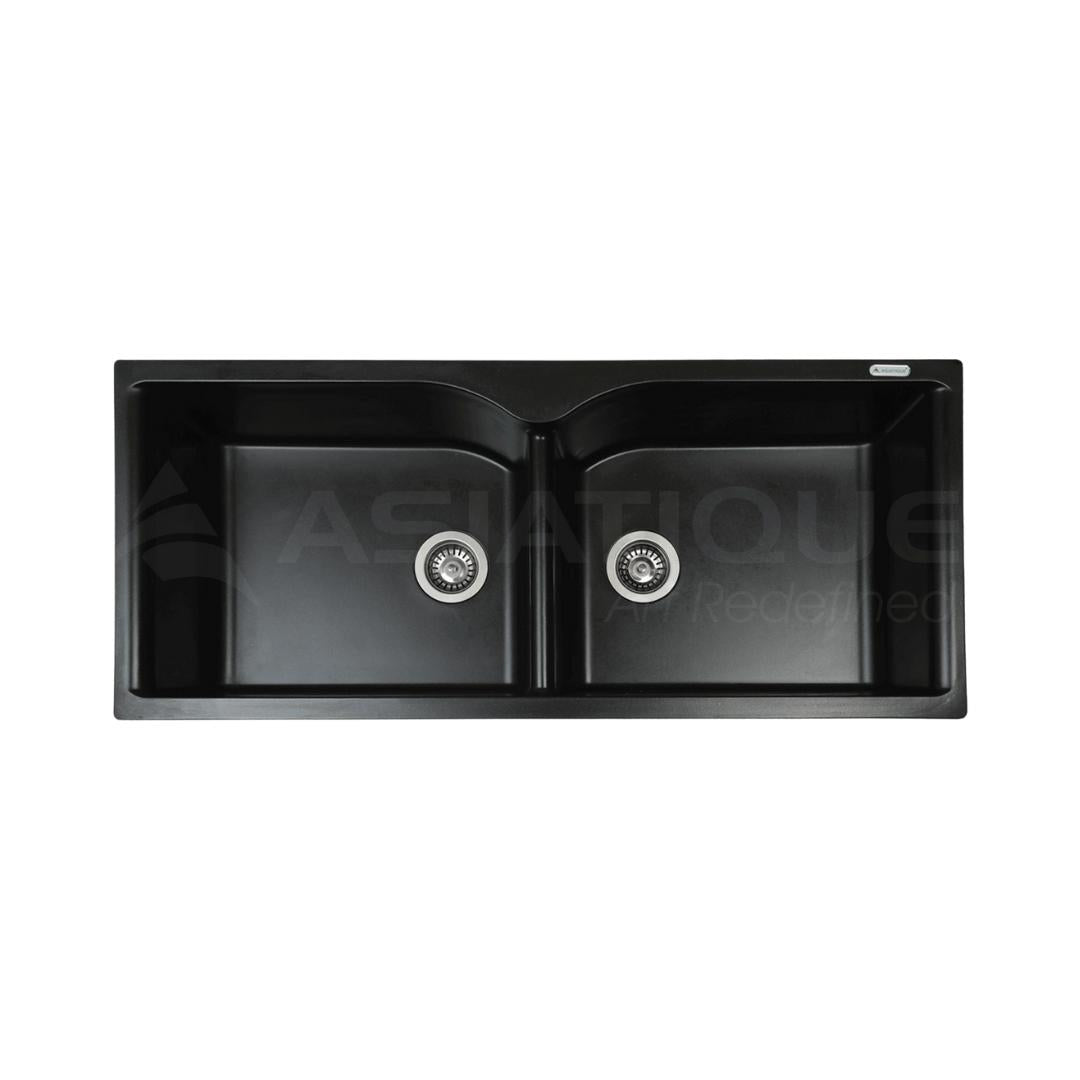 Asiatique Quartz Sink Elite ELITE ( 45 x 19.5 inches ) - Black