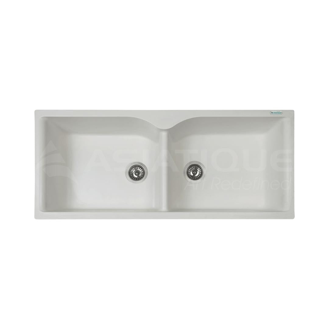 Asiatique Quartz Sink Elite ELITE ( 45 x 19.5 inches ) - White