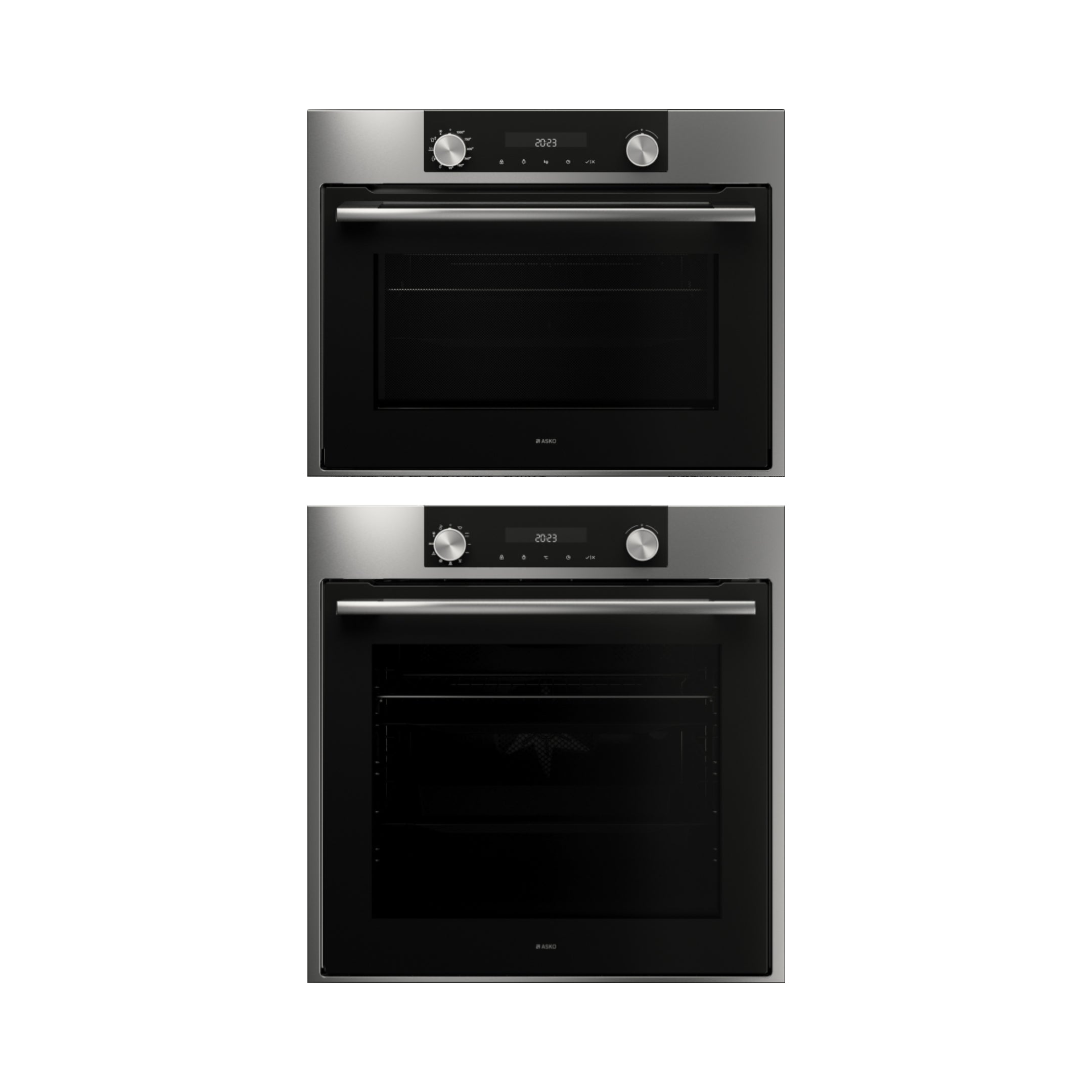 Asko Built In Oven OT8637S + Asko Built-In Microwave OM8437S