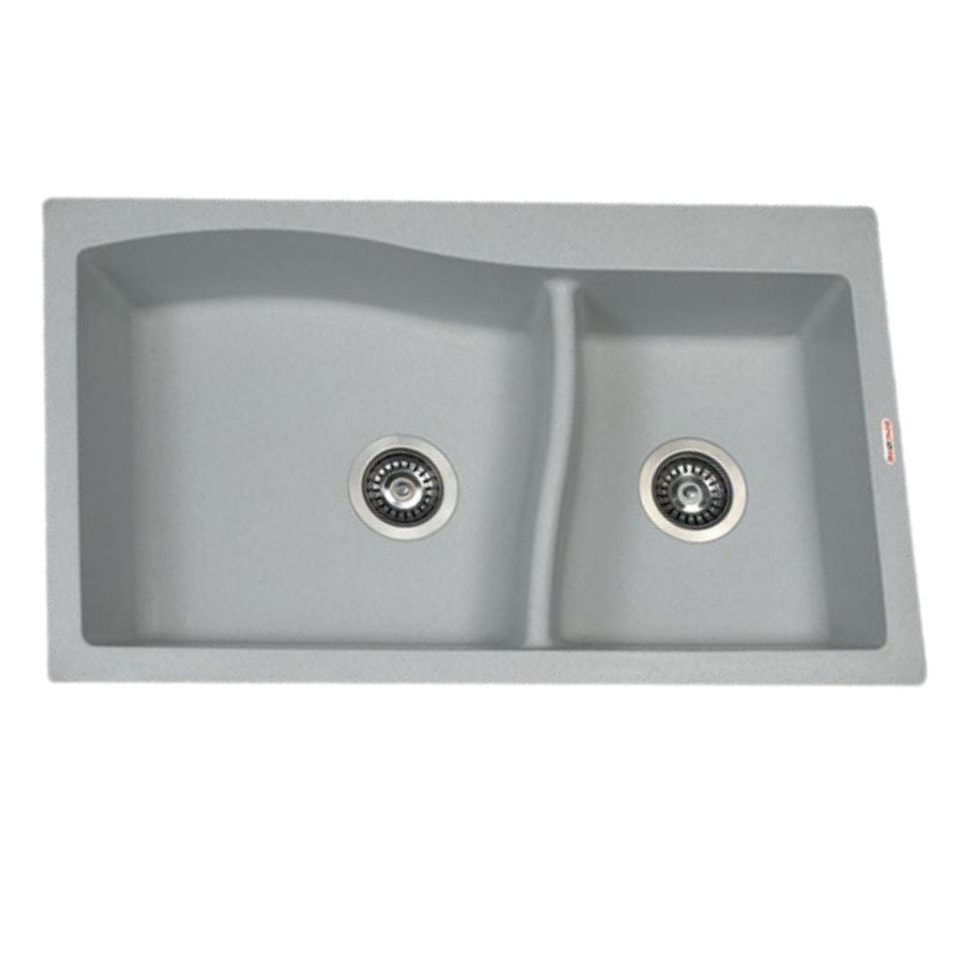 Sincore Quartz Sink ATHENA ( 32 x 19 inches ) - Mettalic Grey