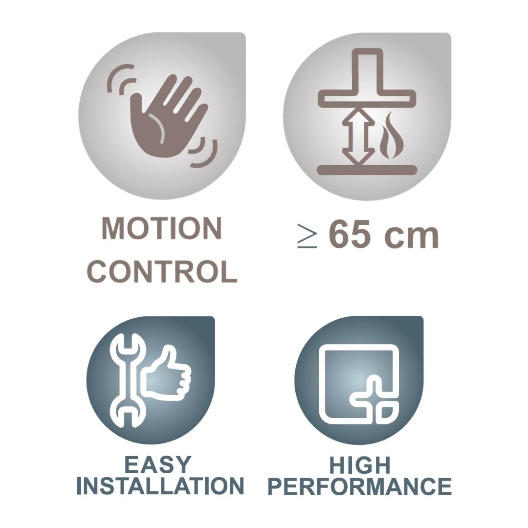 Elica 90 cm Wall Mounted Chimney Auto Sense Auto Sense EFL 207 HAC LTW VMS 90