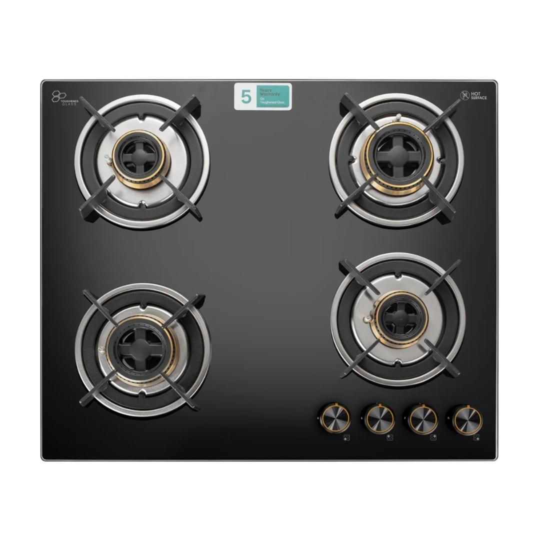Glen 60 cm 4 Burner Hob BH 1064 RO HT TOTAL DB