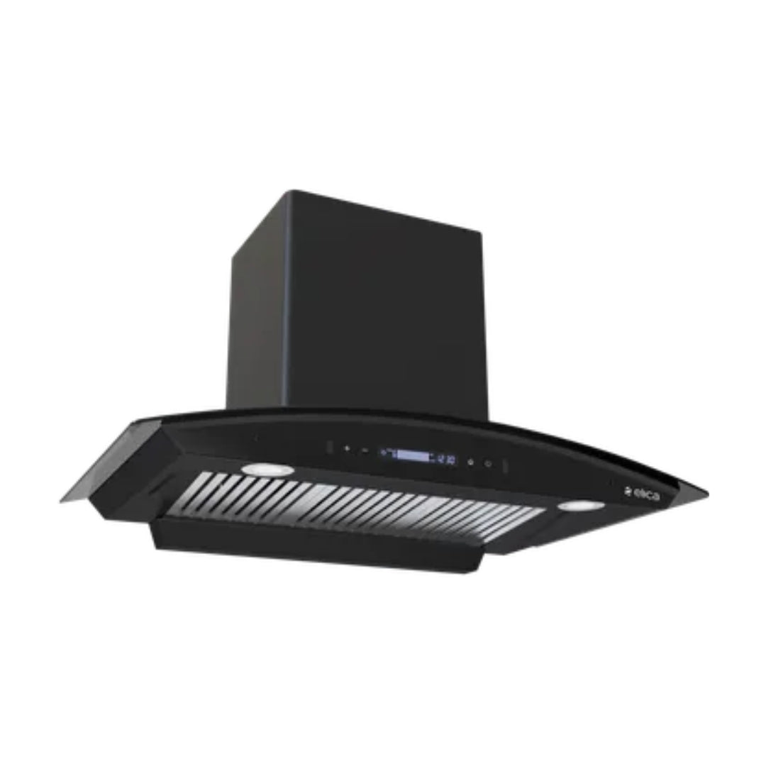 Elica 90 cm Wall Mounted Chimney BLDC BFCG 903 HAC LTW MS NERO