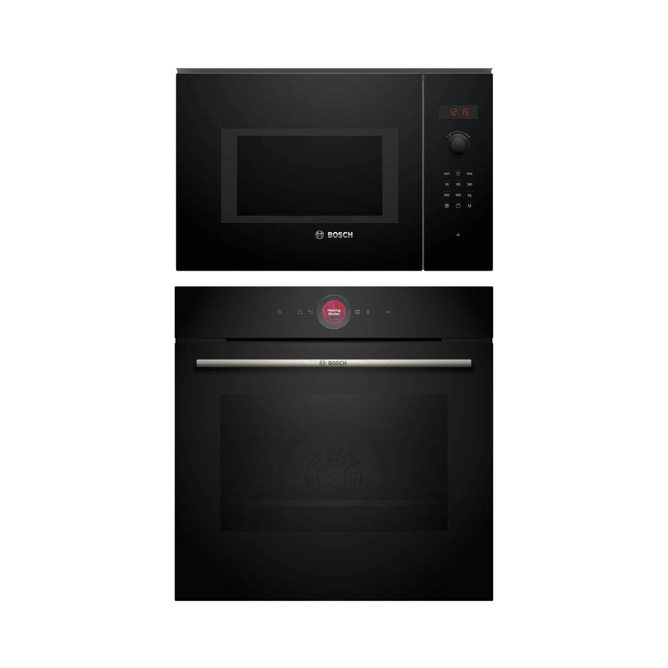 Bosch Built In Oven With Air Fryer HBG7341B1 + Bosch Built-In Microwave Series 6 BEL553MB0I