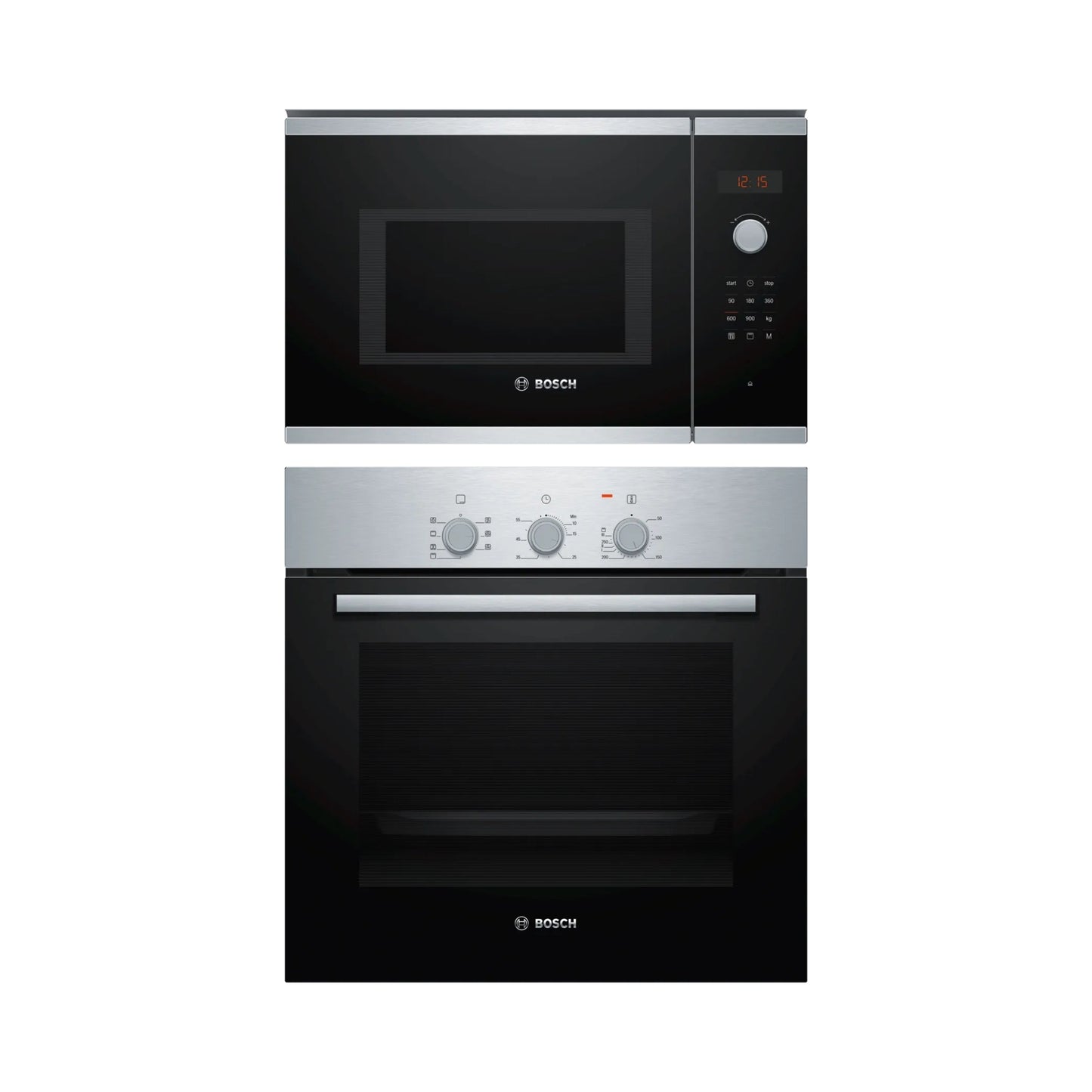 Bosch Built In Oven HBF011BR1I + Bosch Built-In Microwave Series 4 BEL553MS0I