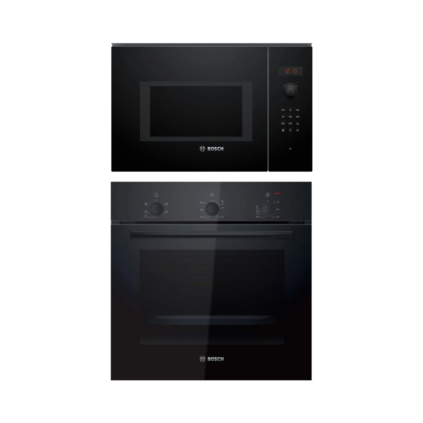 Bosch Built In Oven HBF011BA1I + Bosch Built-In Microwave Series 6 BEL553MB0I
