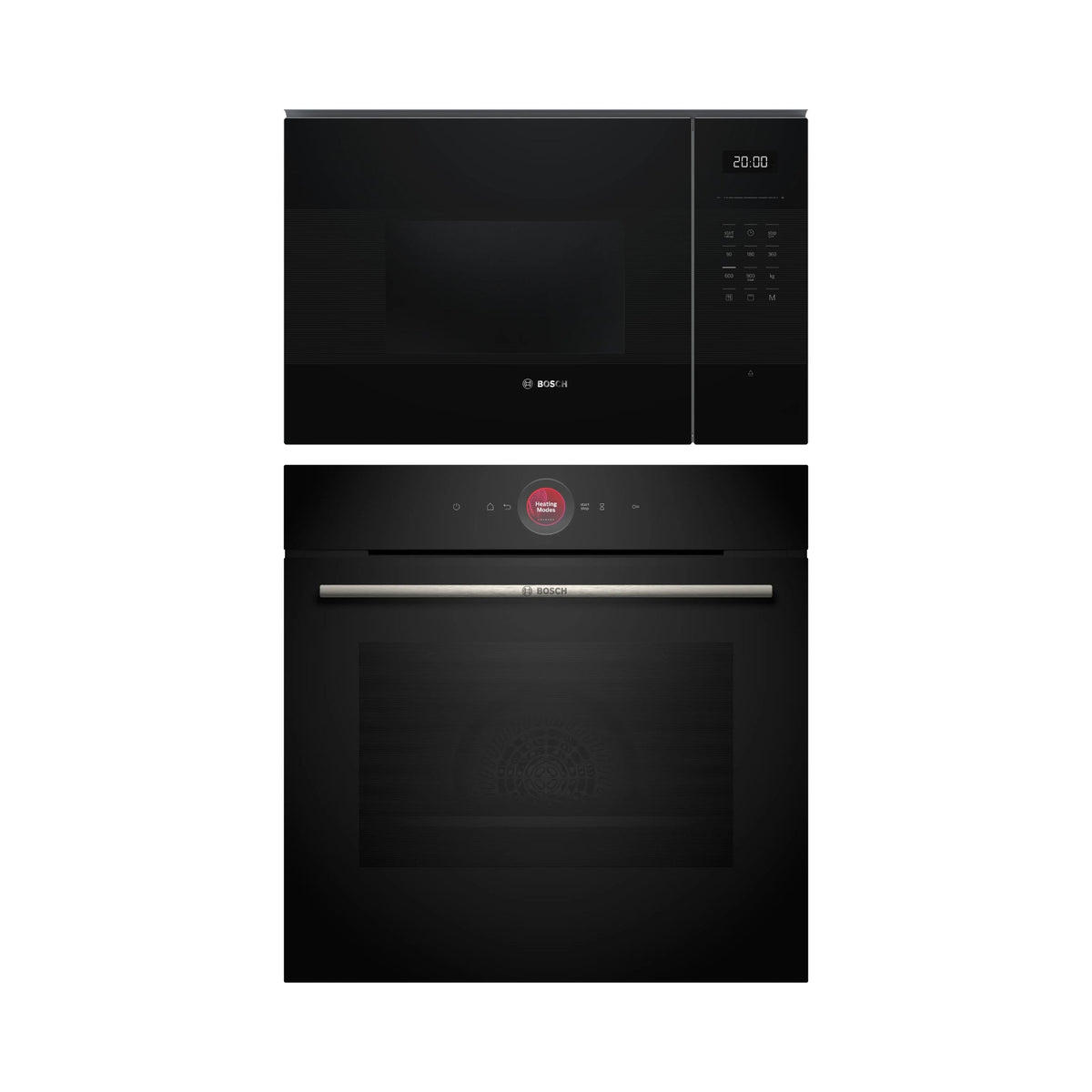 Bosch Built In Oven With Air Fryer HBG7341B1 + Bosch Built-In Microwave Series 6 BEL554MB2I