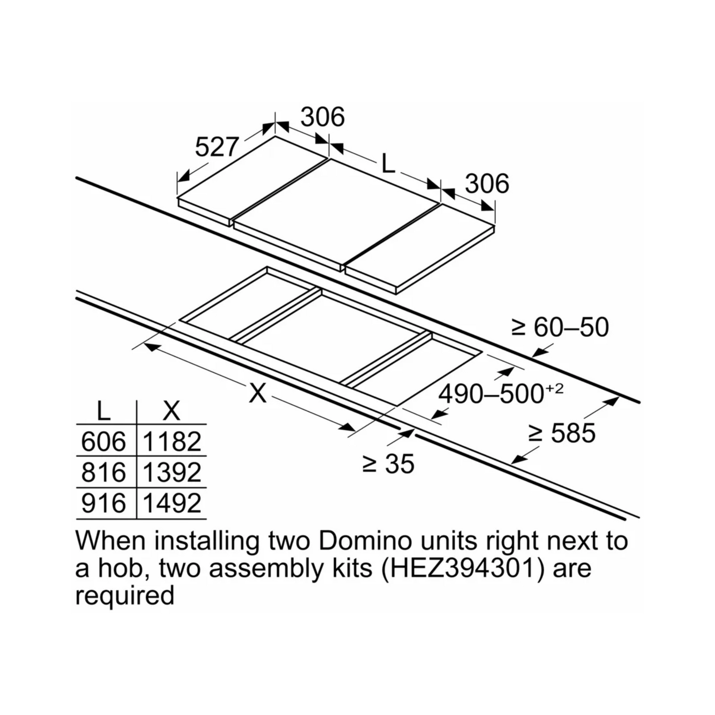 Bosch 60 cm Wall Mounted Chimney DWB68IJ60I + Bosch 30 cm 2 Burner Hob PRB3A6D70I + Bosch 4 Zones Induction Hob PIE651BB5I