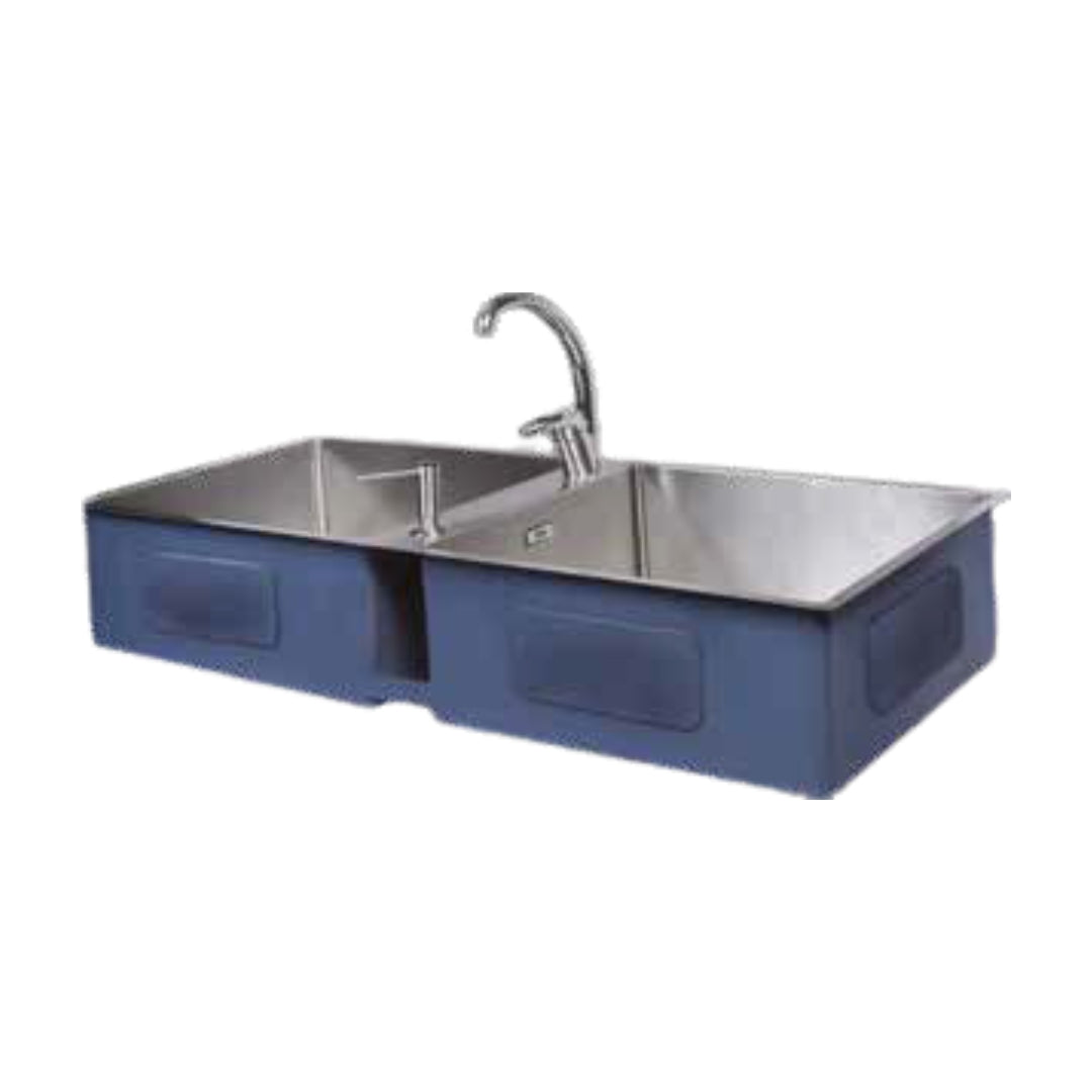 Franke Stainless Steel Sink Box Deluxe BOX DELUXE BXX 220 120 54 ( 45 x 20 inches ) - Satin