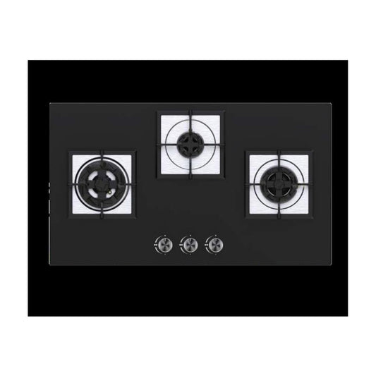 Carysil 78 cm 3 Burner Hob Brazzo Series BRAZZO 78 3