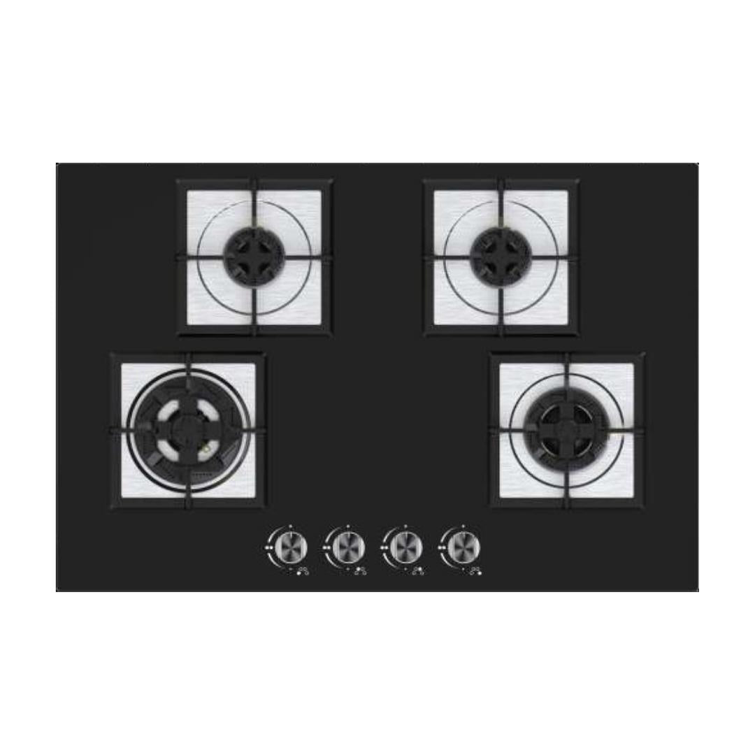 Carysil 78 cm 4 Burner Hob Brazzo Series BRAZZO 78 4