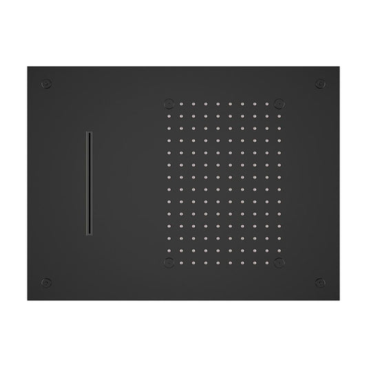 Colston Multi Flow Overhead Shower BRISBANE MIST BM - Black Matt