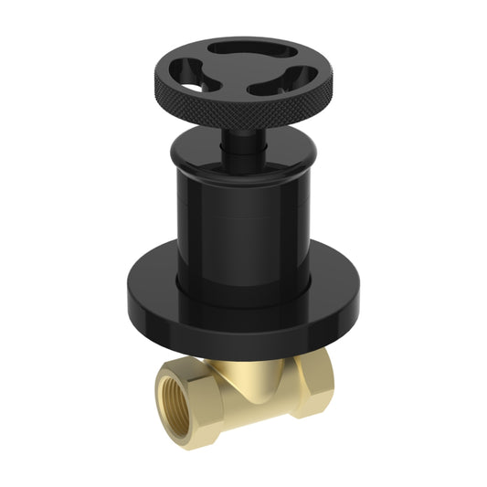 Colston Basin Area Stop Valve British Hunk BRITISH HUNK CONCEALED COCK - Black Matt