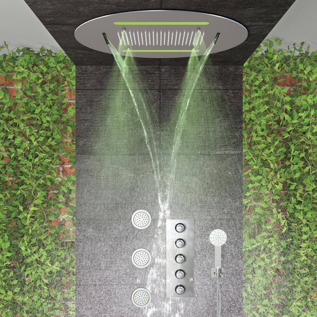 Colston Multi Flow Overhead Shower CANVAS 2X - Chrome